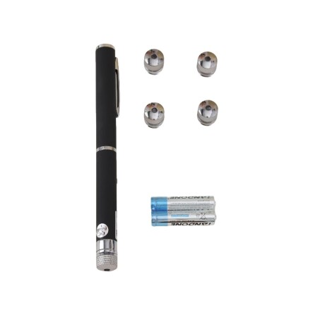 PUNTERO LÁSER 5 EN 1 CON CABEZAS INTERCAMBIABLES + PILAS PUNTERO LÁSER 5 EN 1 CON CABEZAS INTERCAMBIABLES + PILAS