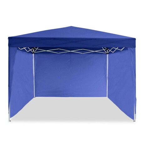 Gazebo Plegable 3x3Mt c/ Paredes Impermeable y Filtro UV30 Azul