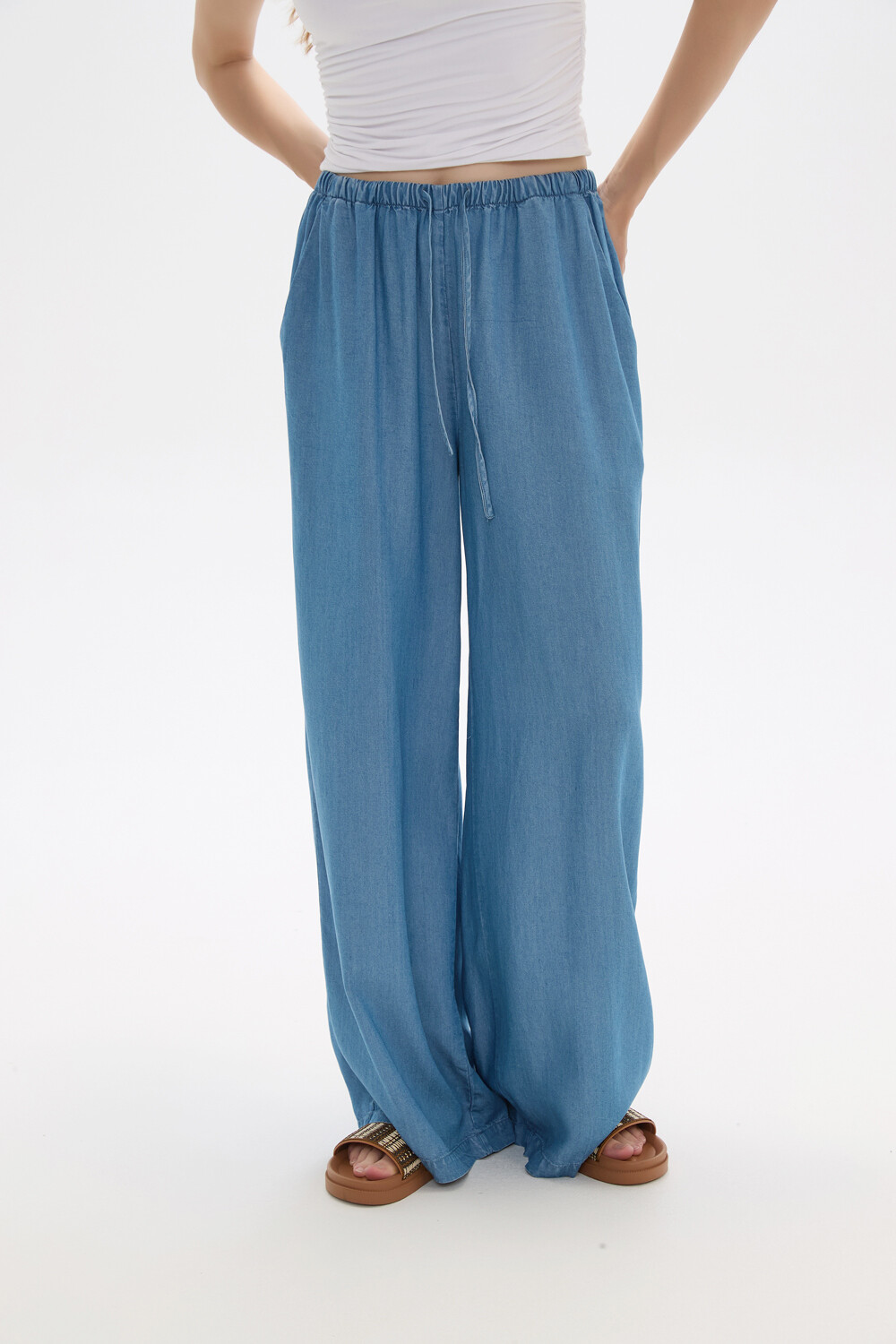 Pantalon Melb Azul Medio