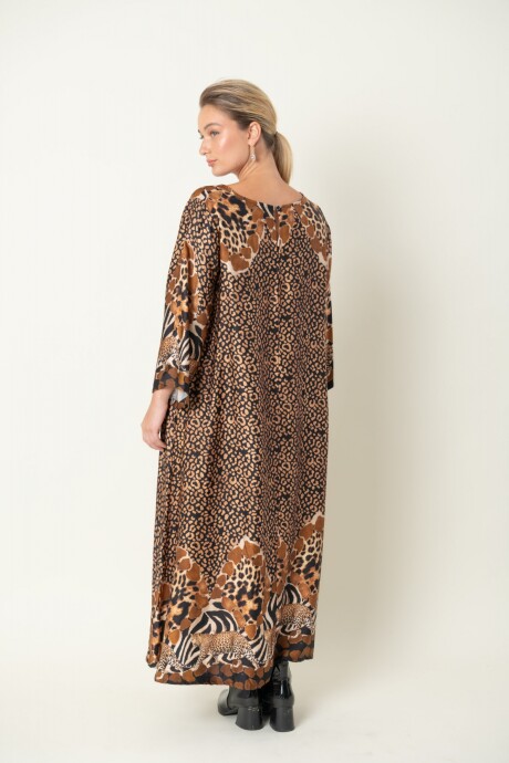 VESTIDO OPALO DE FUEGO Negro