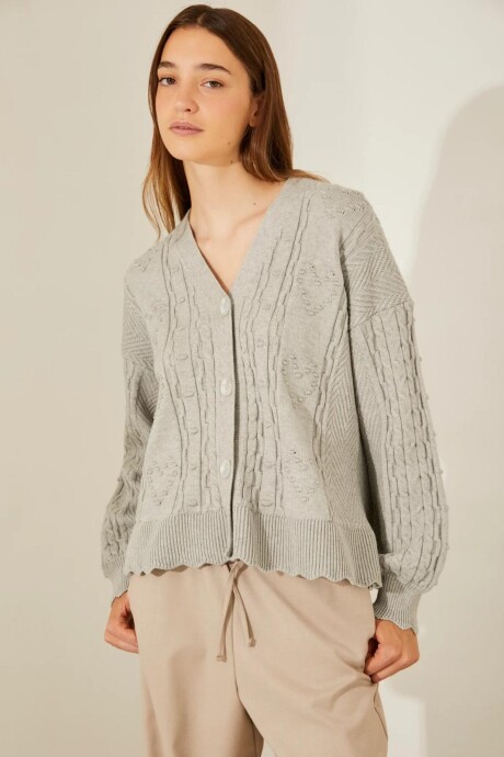 CARDIGAN FRANCIS GRIS