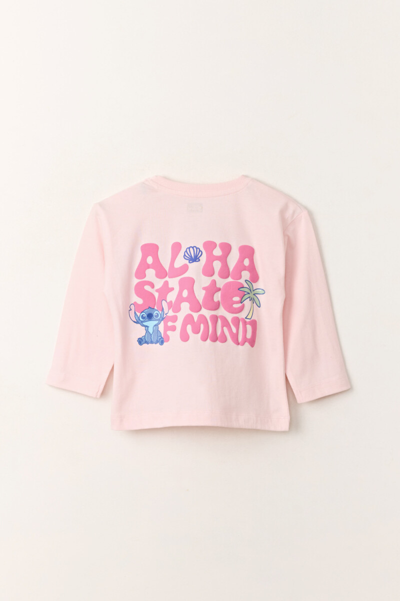 Remera Stitch Rosa
