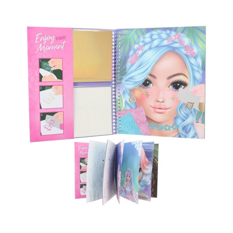 Libro de actividades para colorear y tattos Stick&Shine Libro de actividades para colorear y tattos Stick&Shine