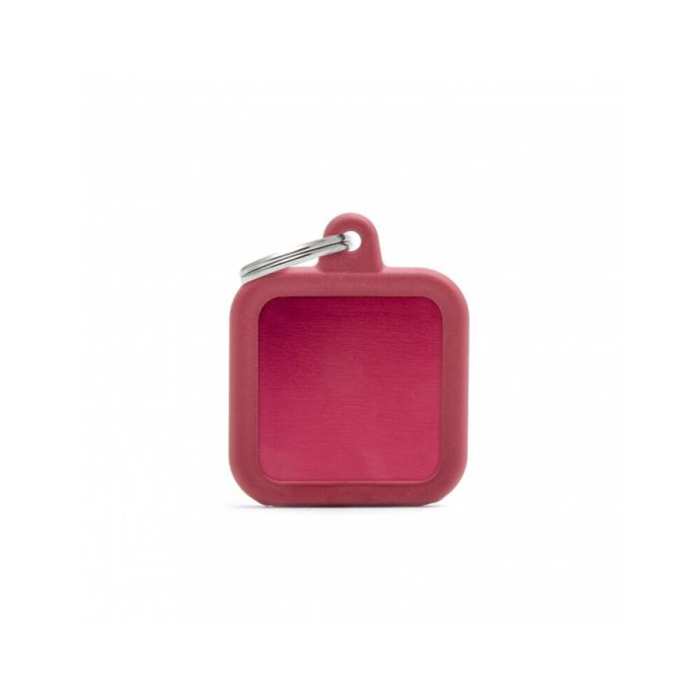 HTA03RED - CUADRADO ALUMINIO ROJO GOMA ROJA HTA03RED - CUADRADO ALUMINIO ROJO GOMA ROJA