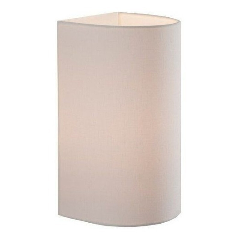 Aplique Pantalla De Pared Tela Rustico Nórdico Iluminación Blanco