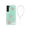 Protector Samsung Galaxy S23 diseño mariposa 3D color verde Protector Samsung Galaxy S23 Diseño Mariposa 3d Color Verde