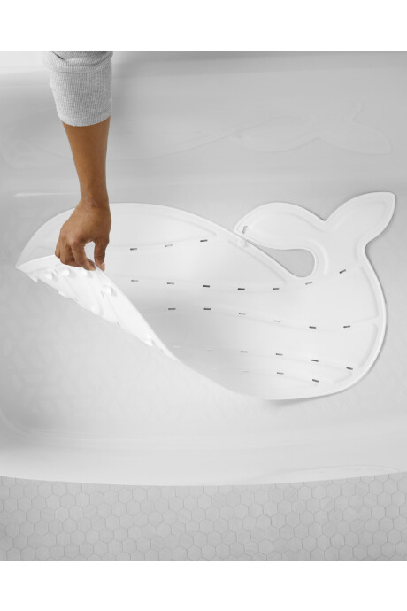 Alfombra antideslizante para baño, blanca Alfombra antideslizante para baño, blanca