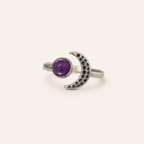 Anillo Moon Amatista - Plata 925 Anillo Moon Amatista - Plata 925