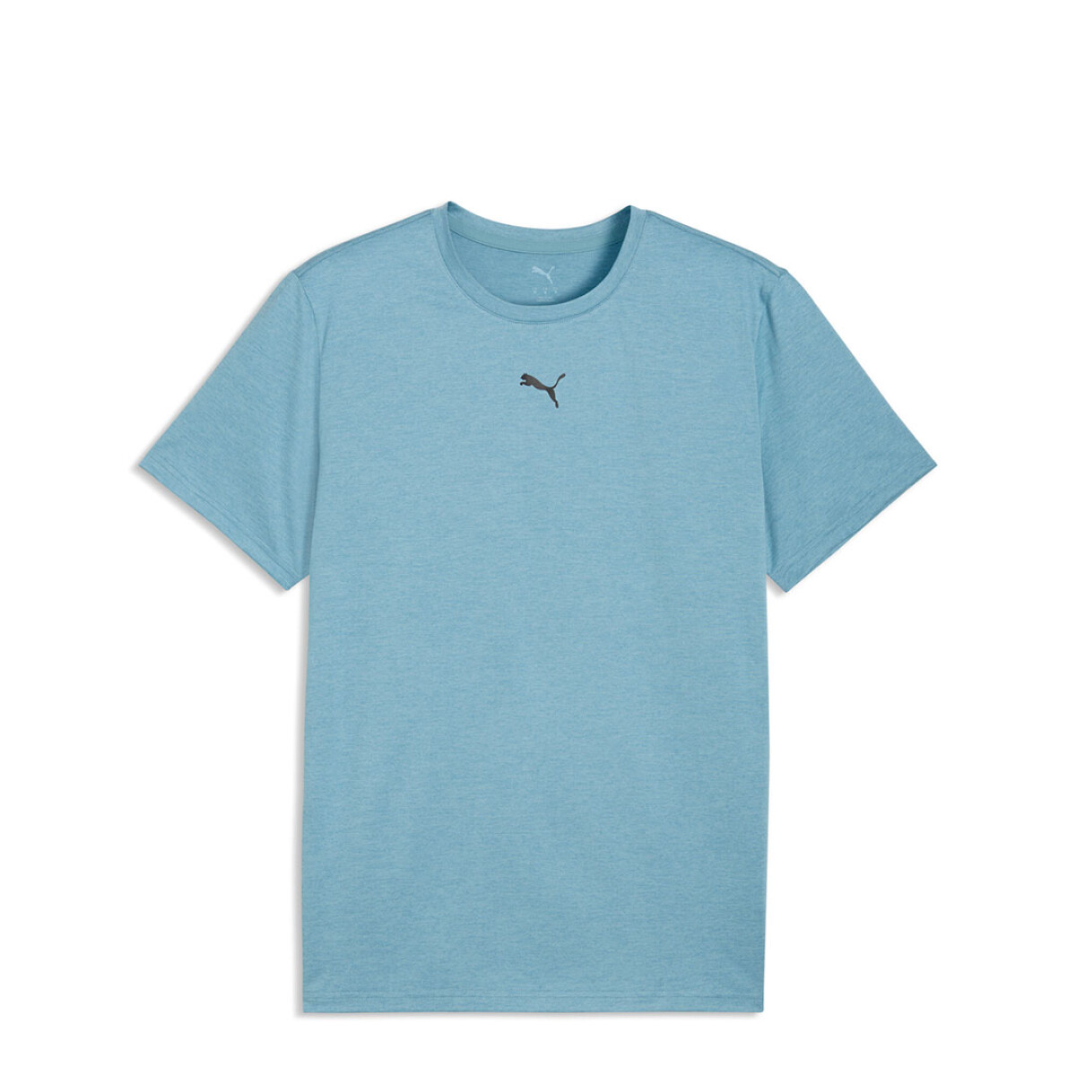 Remera de Hombre Puma Tad Ess Heather Cat Puma - Verde Claro 