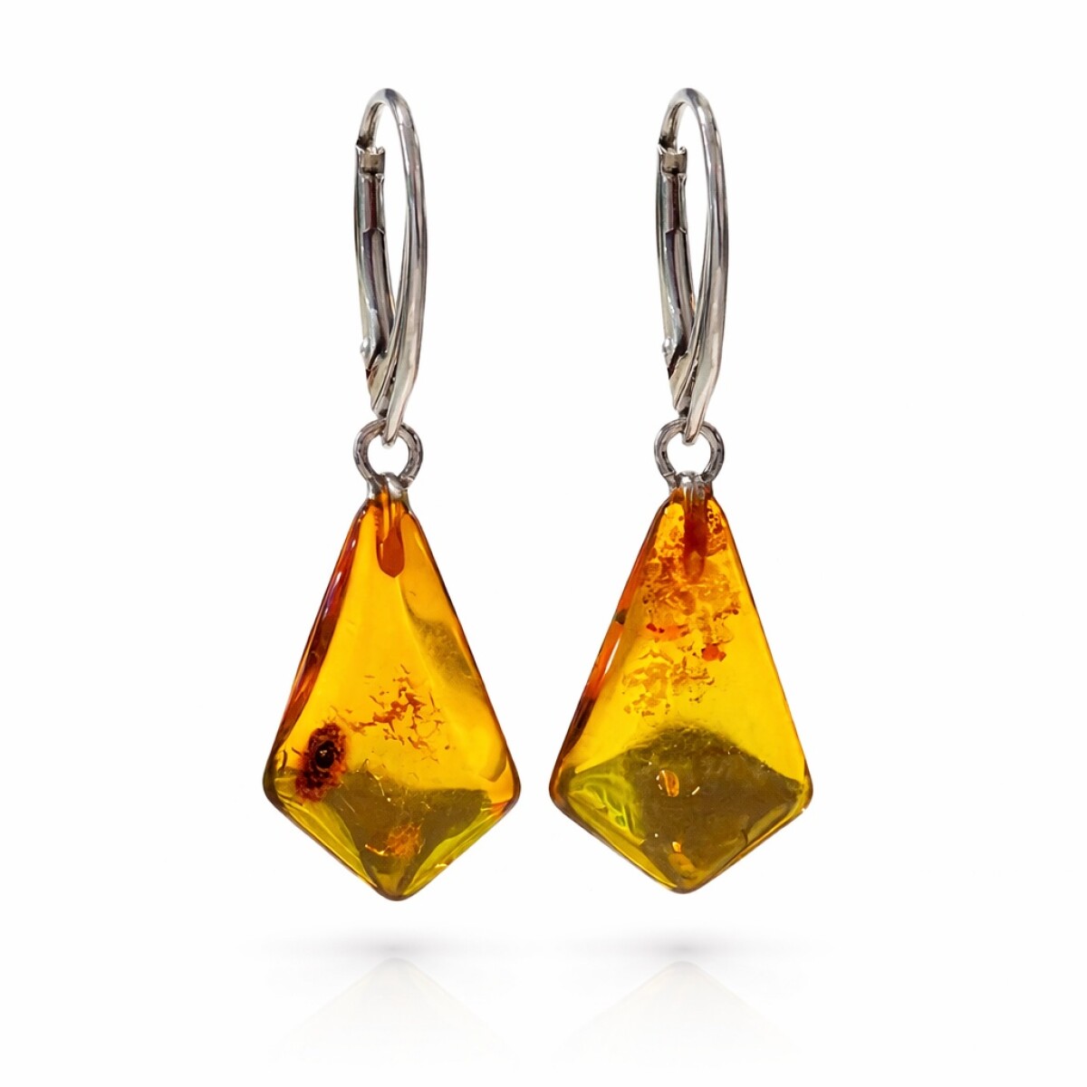 Caravanas Colgante - Resina - Plata 925 - CA4262 - sinpiedra 