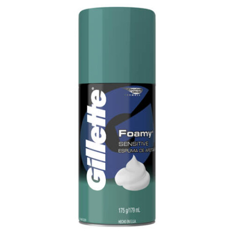 GILLETTE ESPUMA DE AFEITAR FOAMY PIEL SENSIBLE 179ml GILLETTE ESPUMA DE AFEITAR FOAMY PIEL SENSIBLE 179ml