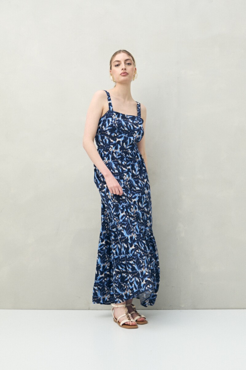 VESTIDO COCO Celeste Cielo