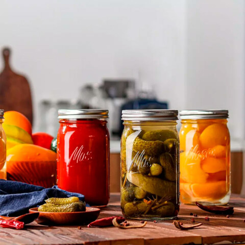 Frasco vidrio Mason hermético 9*16.5 cm Frasco Vidrio Mason Hermético 9*16.5 Cm