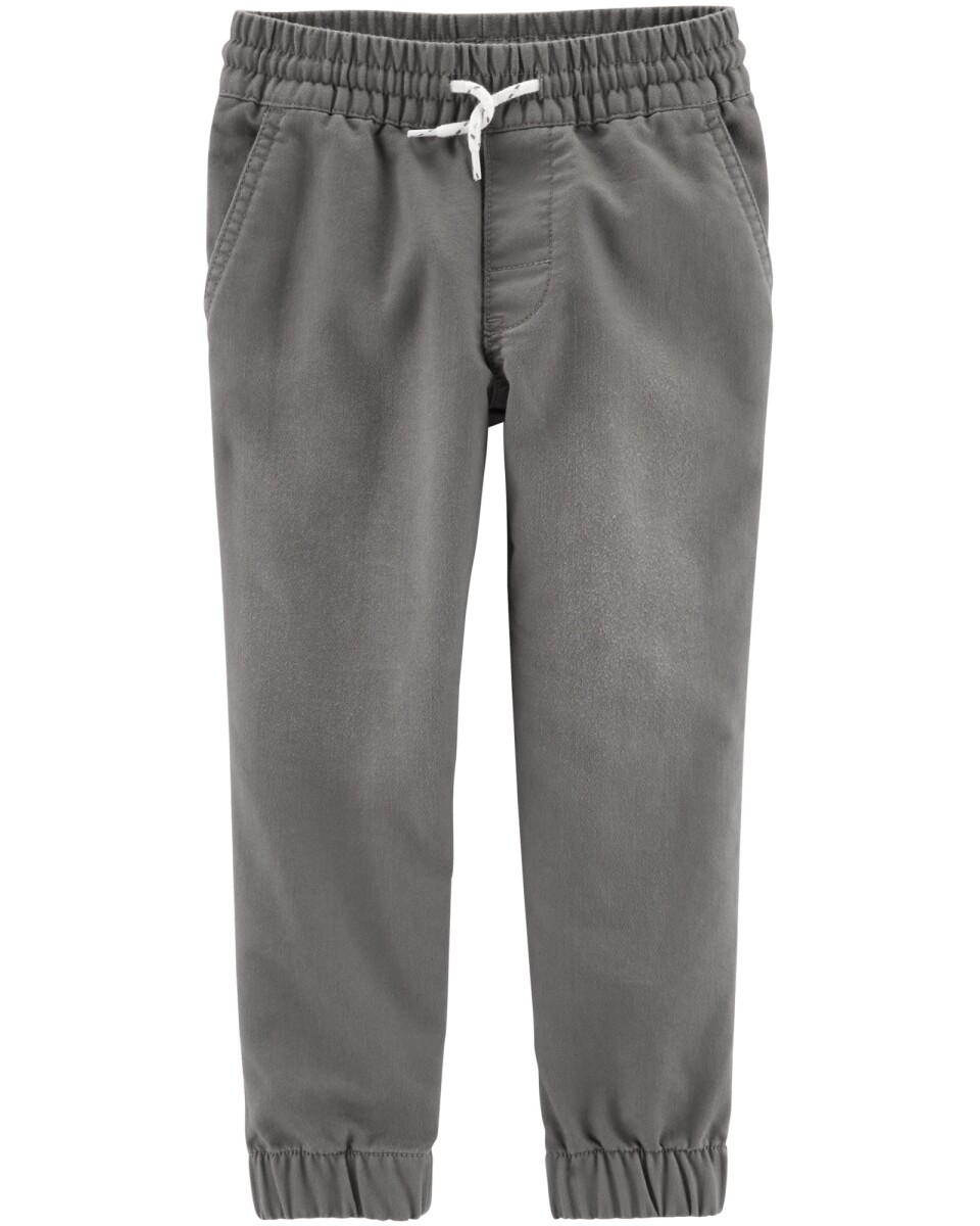 Pantalón deportivo de algodón, gris. Talles 2-5T 