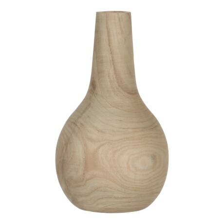 JARRÓN MADERA MARRON PIA