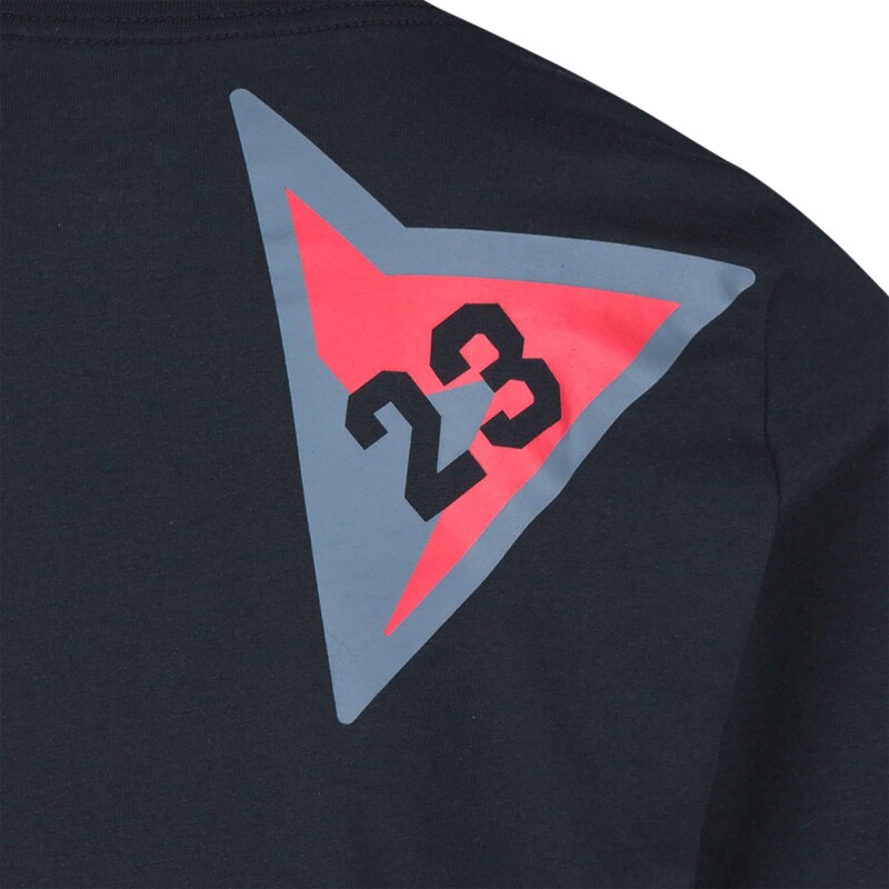 Camiseta All Over Retro L/S Tee de Niño Negro