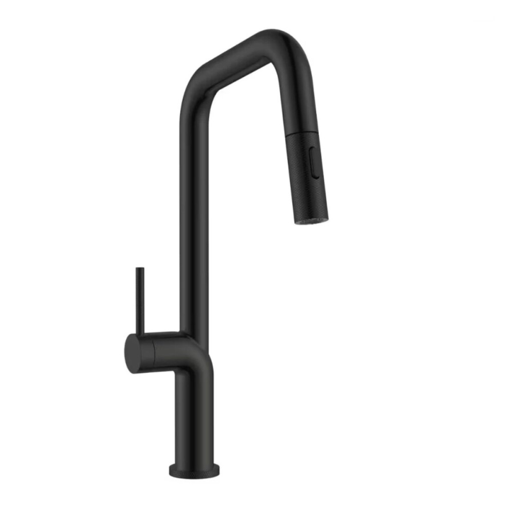 Grifería de Cocina Monocomando de mesada Eon Extensible Negra Mate Grifería De Cocina Monocomando De Mesada Eon Extensible Negra Mate