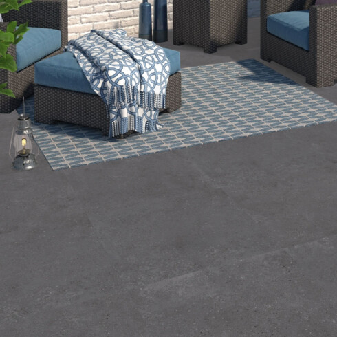 PORCELANATO EXTERIOR 60X60X20 - GRIS MATE ANTIDESLIZANTE GAMAS DE GRIS