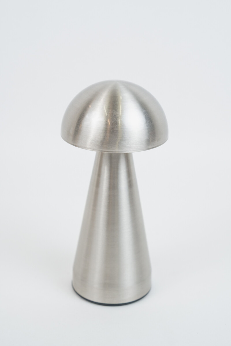 Lampara De Mesa Auma, Touch Usb - Plateado 