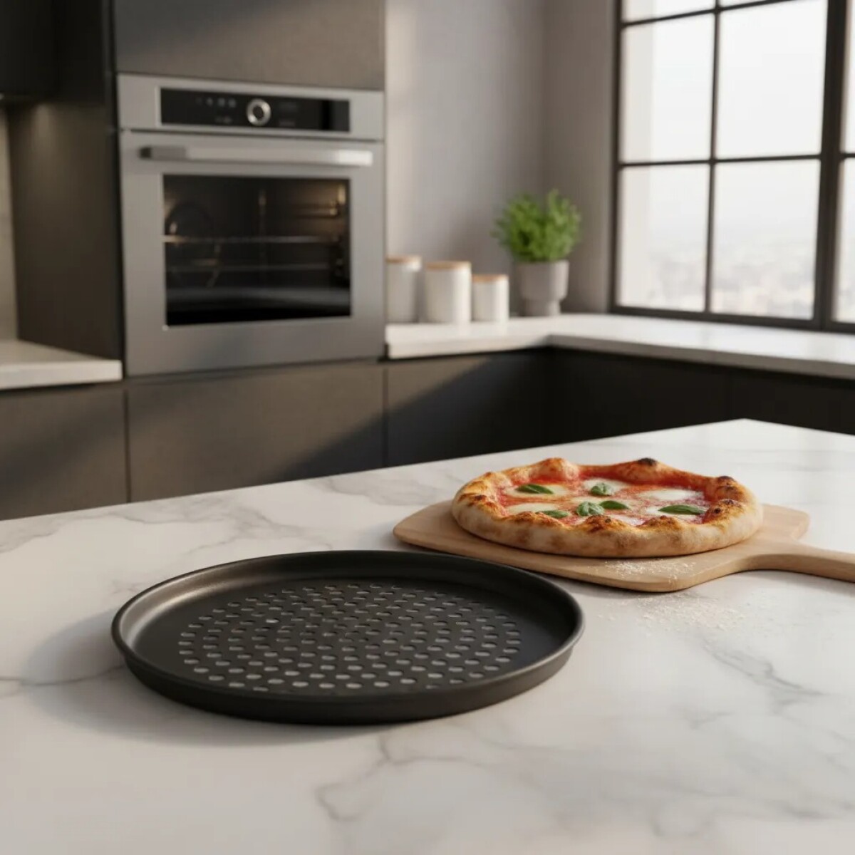 MOLDE PERFORADO PARA PIZZA 30 CM DIAMETRO - 20076/030 - TRAMONTINA 