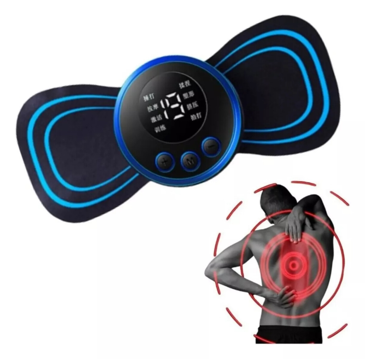 Electroestimulador Muscular Recargable 