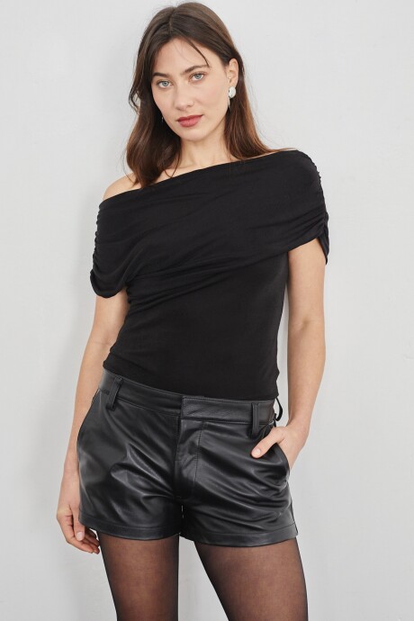 Short Leather Ocaso Negro
