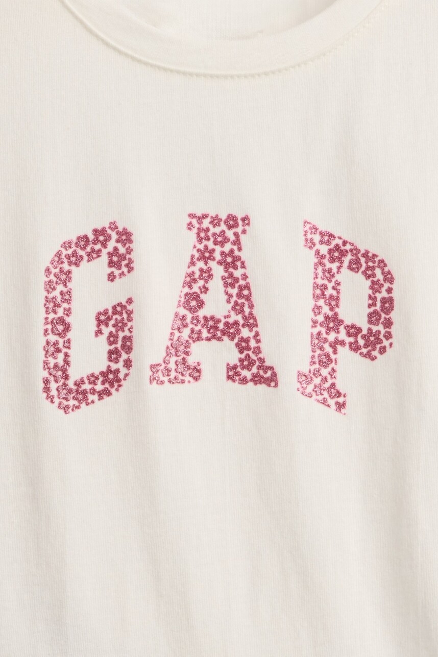 Remera Logo Gap Toddler Niña New Off White