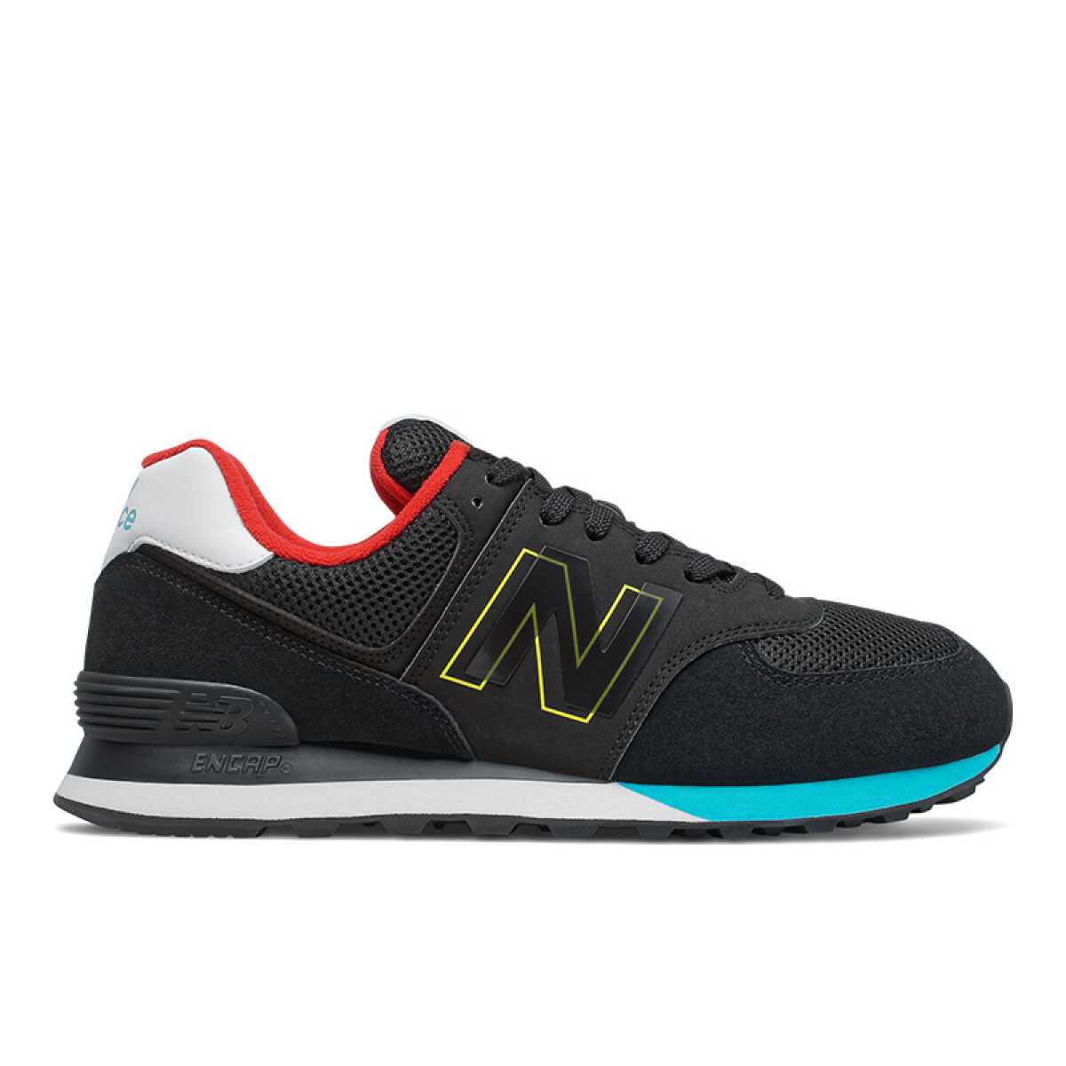 Championes New Balance Hombre - ML574SF2 - BLACK/COBALT 