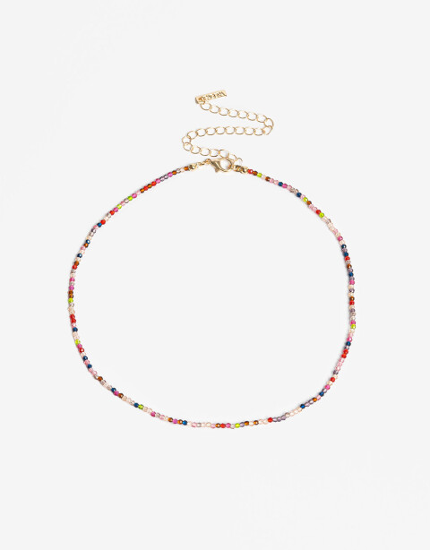 Collares Cortos Lucky charm Collar Corto Beads Facetados - Combinacion Multicolor