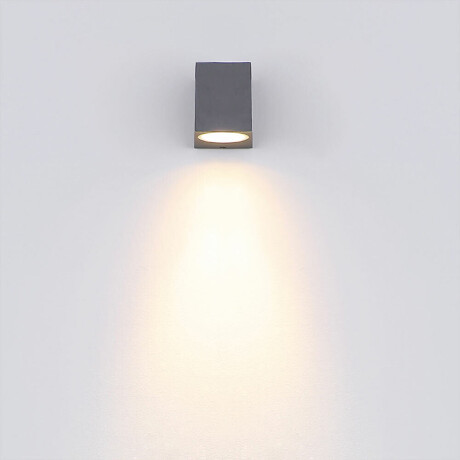 ADAP21 Lámpara de Pared Unidireccional Minimal Pequeño Gris Grafito