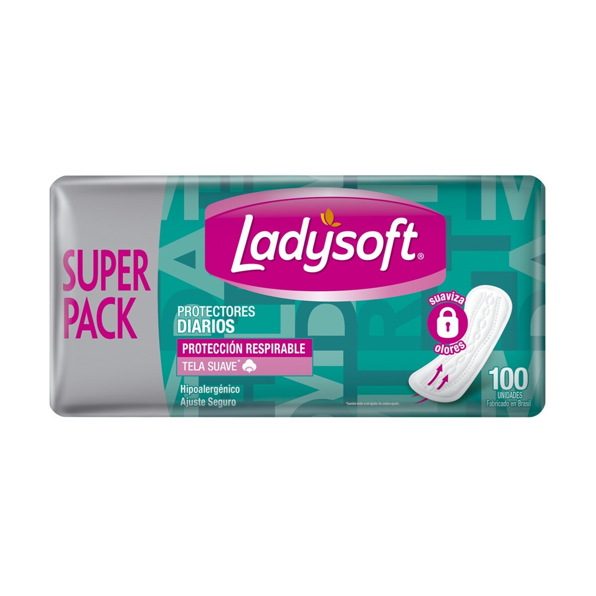 LADYSOFT PD RESPIRABLE 12X100UN 