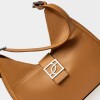 Bolso Signature en cuero graneado Cuoio