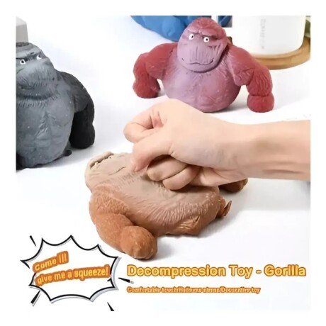 Juguete Antiestrés Gorila Pequeño con Arena 9 cm 001