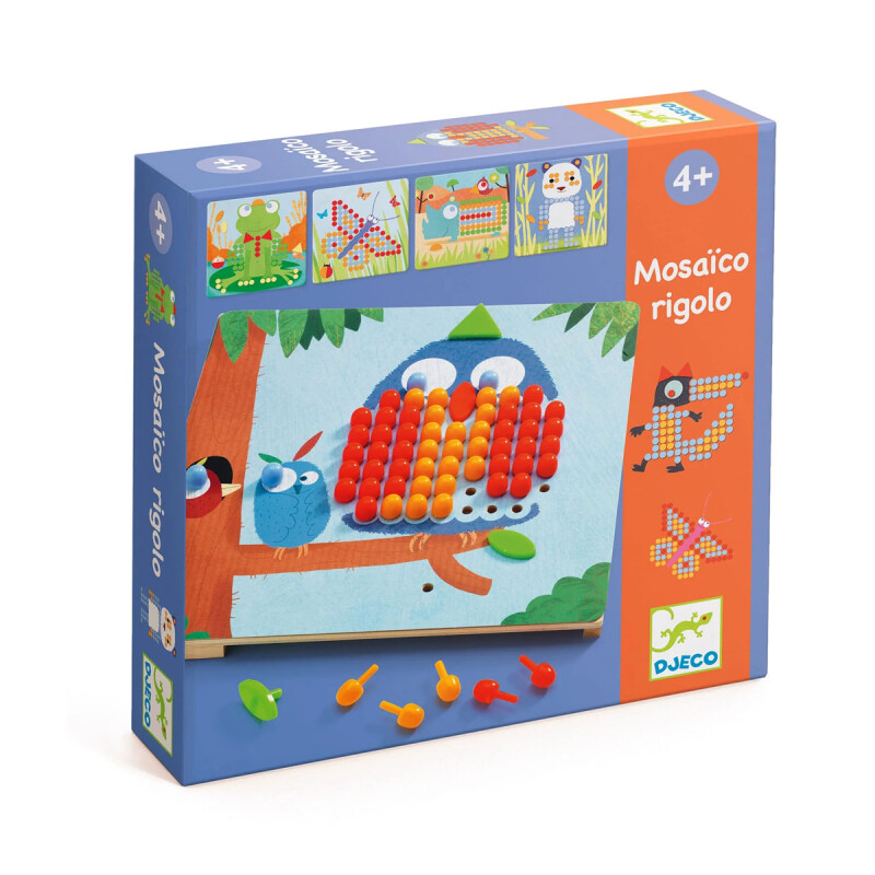 Juego de mosaico Rigolo Djeco Juego de mosaico Rigolo Djeco