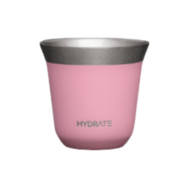 Hydrate Taza Espresso Rosado Pastel 160ml Hydrate Taza Espresso Rosado Pastel 160ml