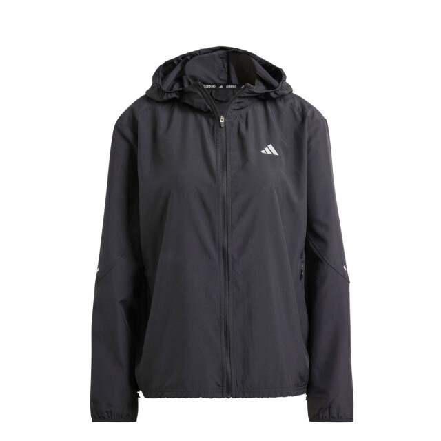Campera de Mujer Adidas Run It Negro - Blanco