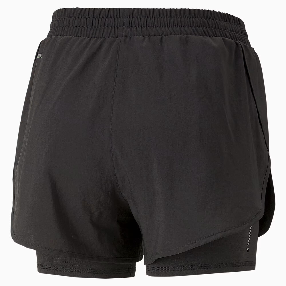 Run Favorite Woven Short W - Mujer Black