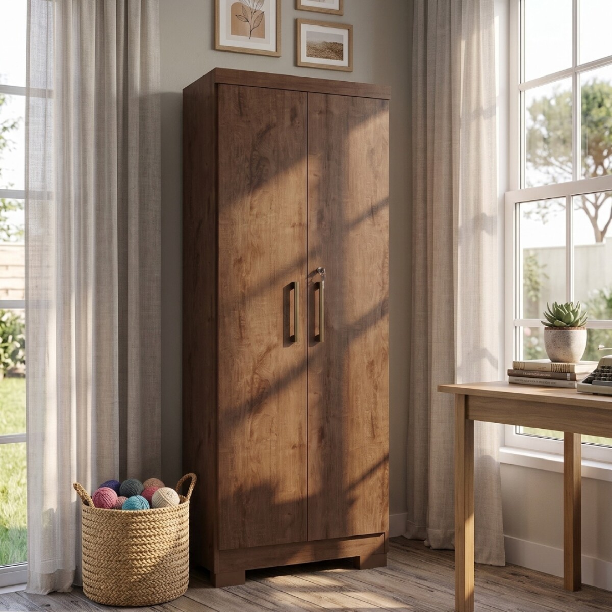 Armario Multi-uso Max Plus 2 Puertas - Jacaranda 