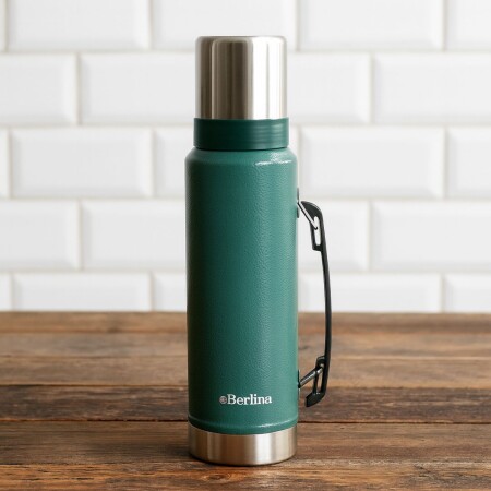 TERMO DE ACERO INOXIDABLE BERLINA 1,2 LITROS VERDE TERMO DE ACERO INOXIDABLE BERLINA 1,2 LITROS VERDE