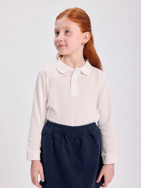 Remera polo Blanco