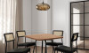 Juego de comedor - Lux Atria Cuadrada Negro