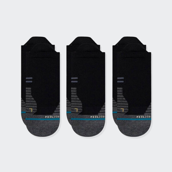 Medias Stance Run Light INFIKNIT™ Pack x 3 Negro