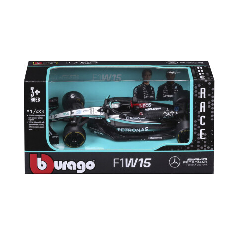 Bburago Formula 1 Escala 1:43 Auto de Colección George Russell Mercedes