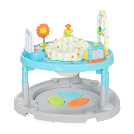 Andador de actividades Baby Trend 4 en 1 WK03F23DM Celeste/Gris