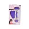 Kit x2 piezas rodillo masajeador facial Color violeta oscuro