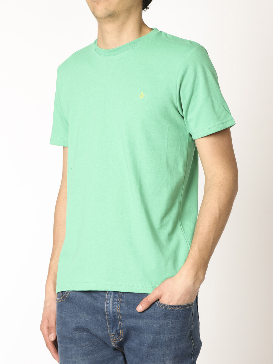 T-shirt Cuello A La Base Navigator - Verde 