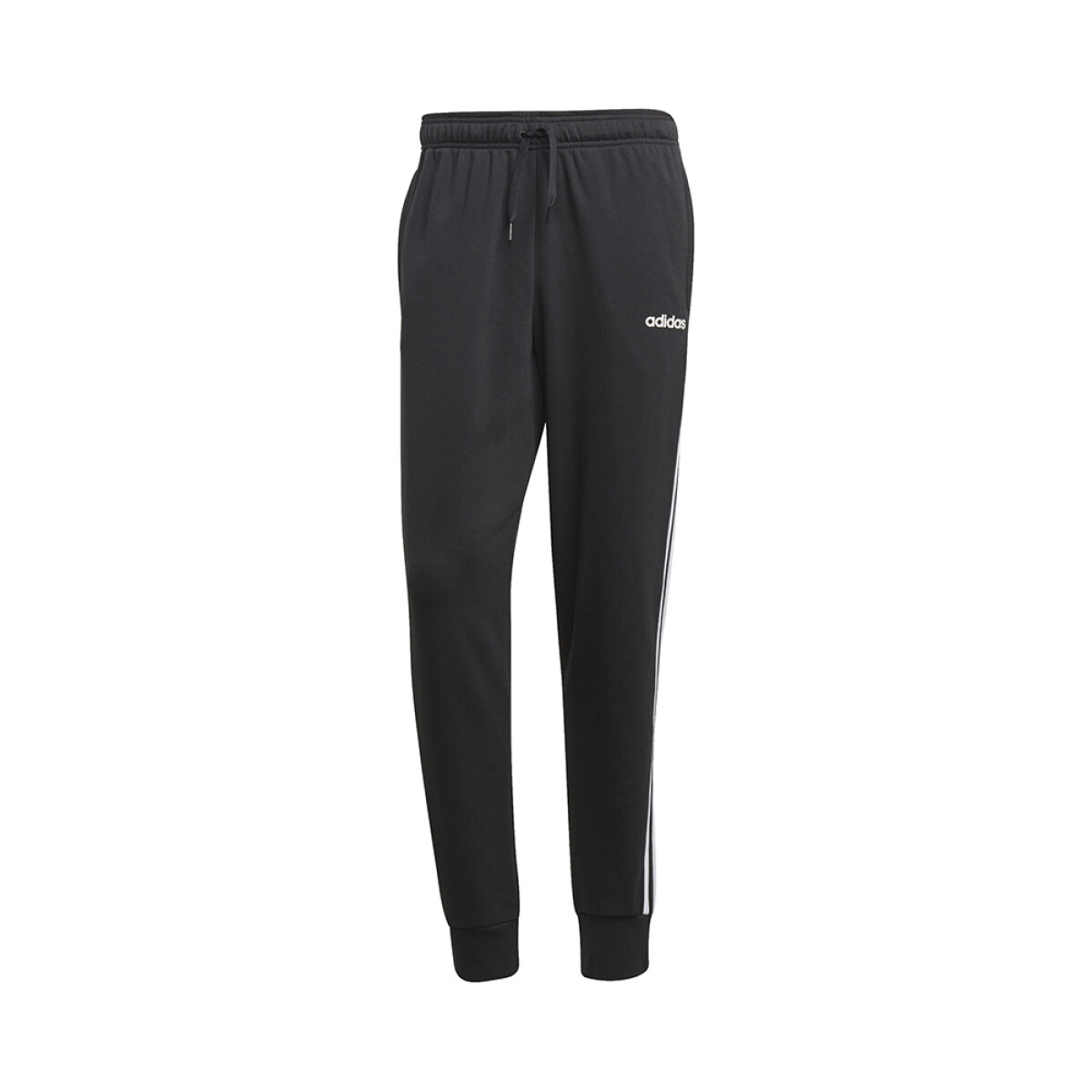 CORE ESSENTIALS 3-STRIPES TAPARED CUFFED - Black 