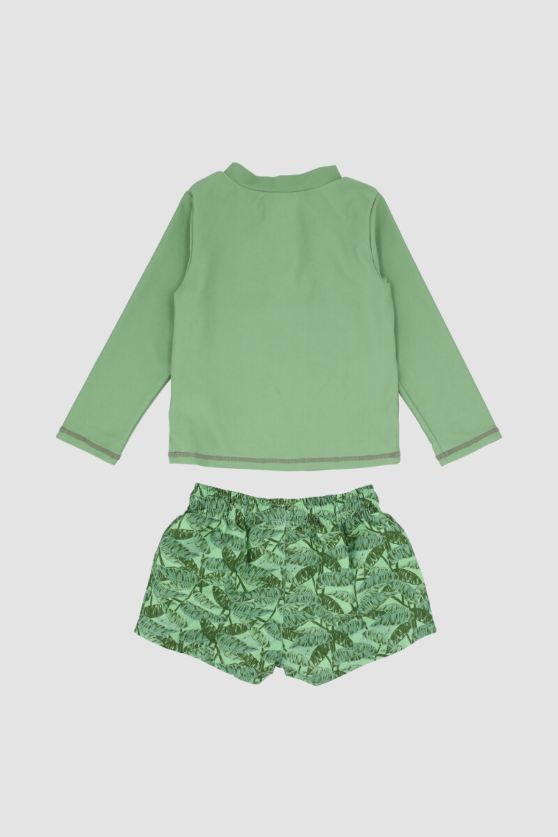 SET SHORT + TSHIRT GREEN