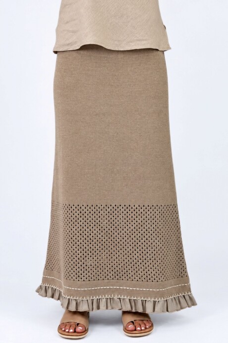POLLERA GAROPABA Beige