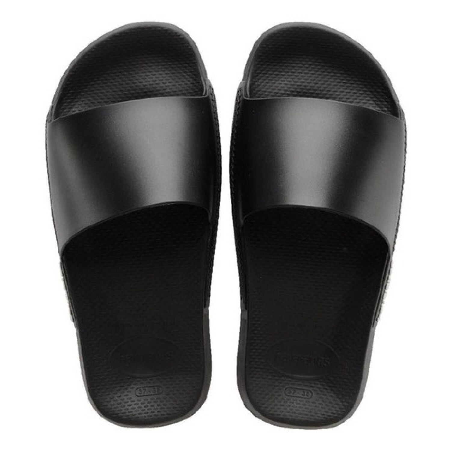 Sandalias ojotas Havaianas Slide Classic Black Negro — Electroventas